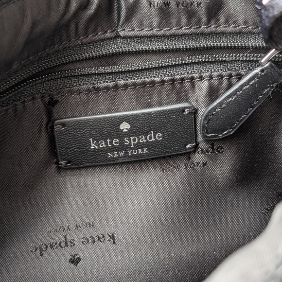 Kate Spade Quilted Charcoal Crossbody Bag - Picture 3 of 5